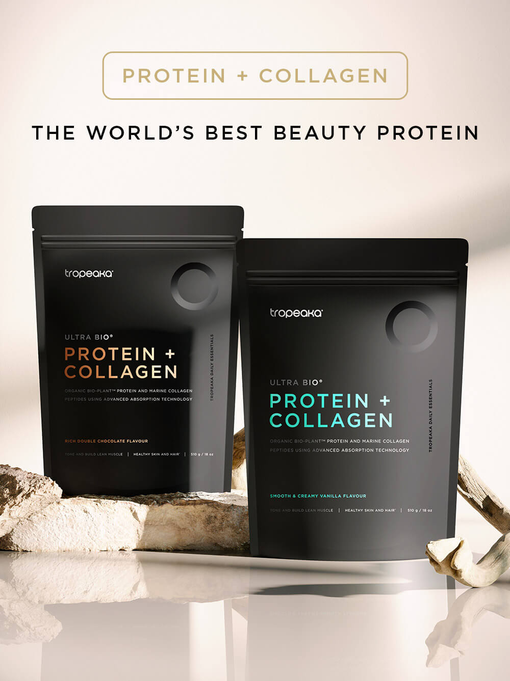 Daily Protein + Collagen Powder for Men and Women
