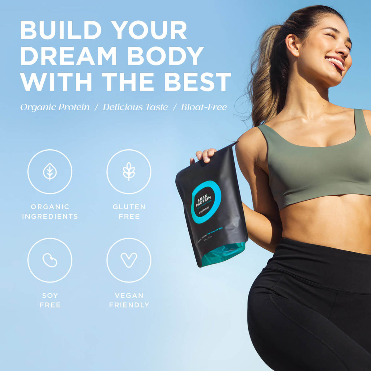 Lean Protein Powder (Vanilla Flavour)for Muscle Growth & Weight Management | Shoparroo