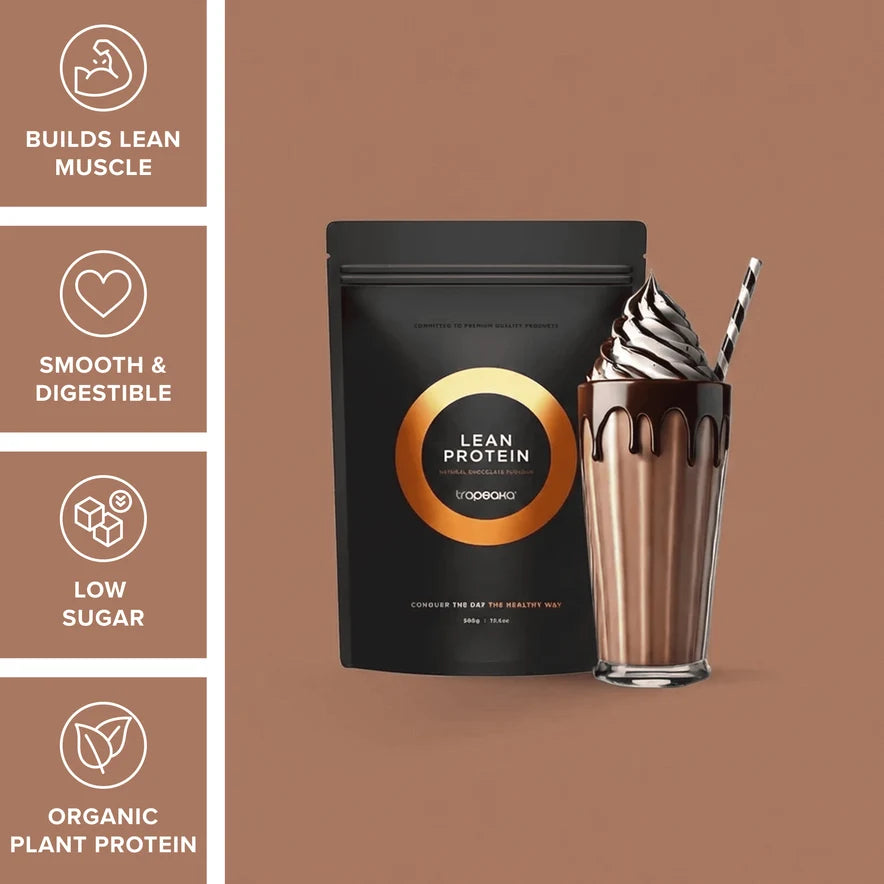 Lean Protein Powder (Chocolate flavour) for Muscle Growth & Weight Management | Shoparroo